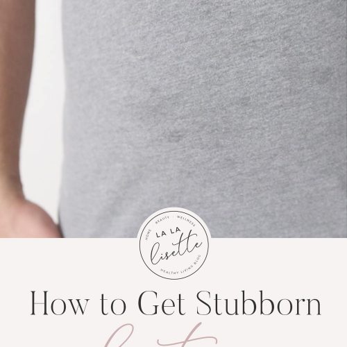 graphic with text: how to get stubborn oil stains for good