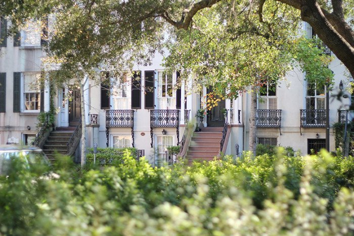 Savannah historic houses