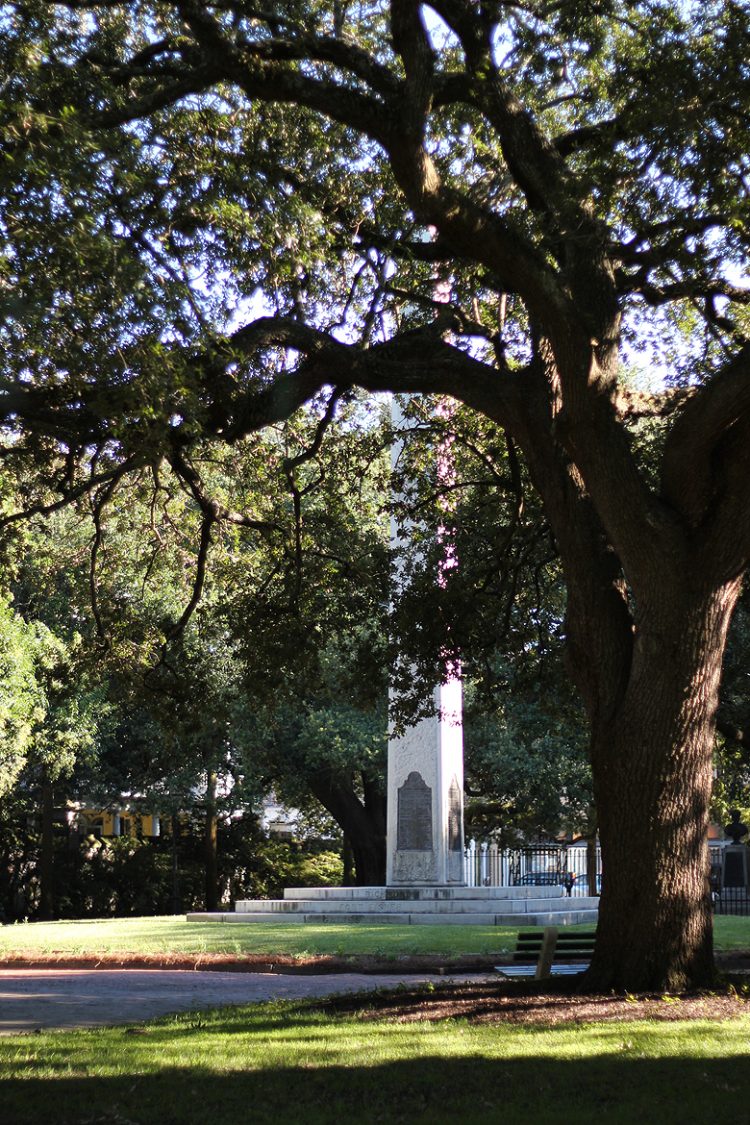 monument in honor of Andrew Jackson's mother Charleston SC