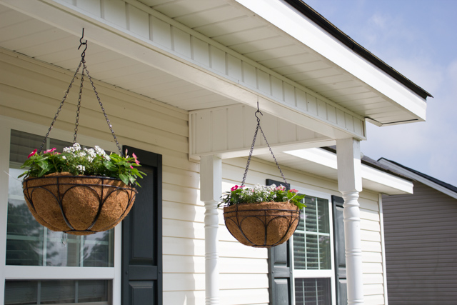 hanging baskets front