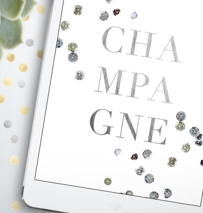 But first, Champagne…