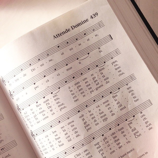 attende domine sheet music