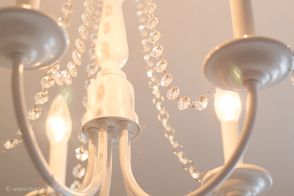 You can make your own DIY crystal chandelier. This site shows you how! #easydiy #diy #decor #chandelier