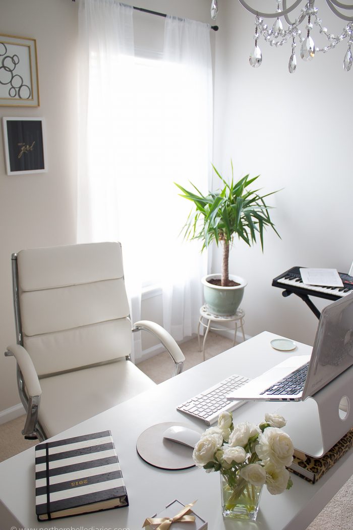 Home Office Reveal + Watercolor Art Print Giveaway!