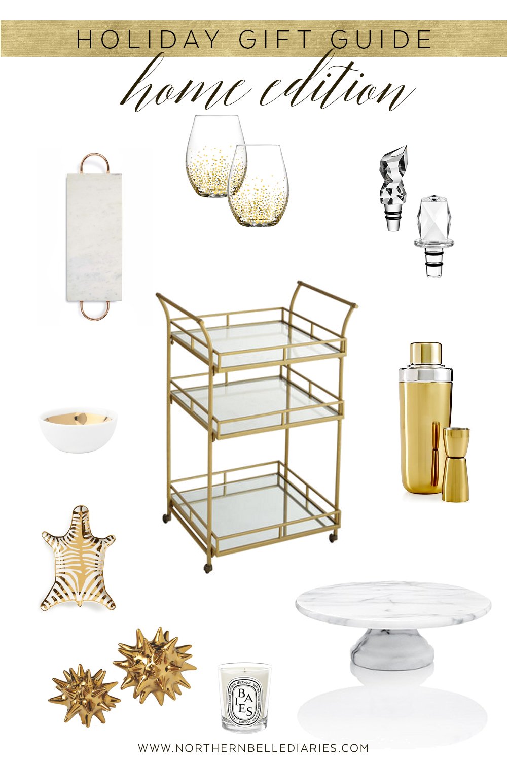 Gift Guide: Home Edition. The perfect gifts for the hostess, mom, or any special woman on your Christmas list.