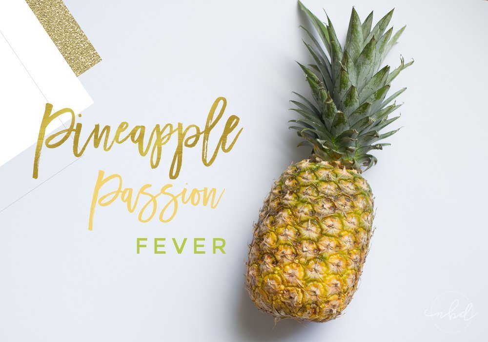 Gold Pineapple Passion Fever cocktail