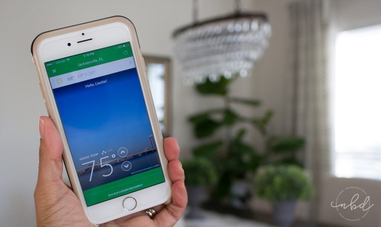 Wiser Air thermostat iPhone app