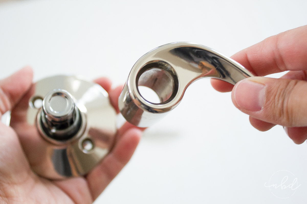 How to Install Reversible Doorknobs - Reversing the handle part 3