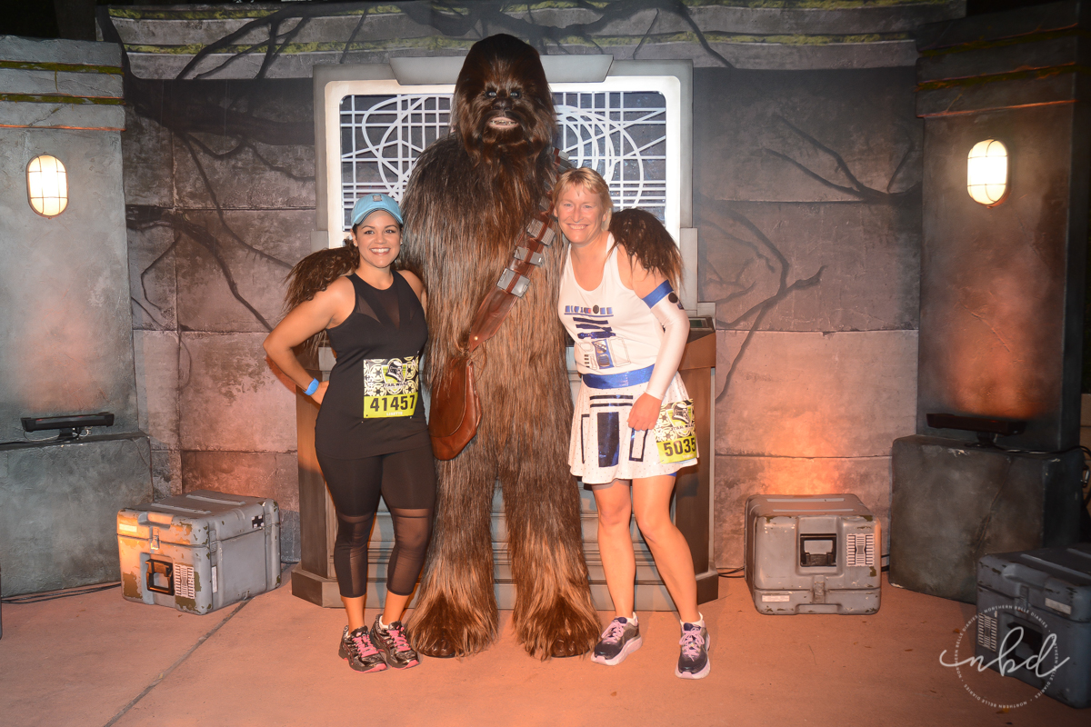 Disney Star Wars Half Marathon The Dark Side 5k | Chewbacca
