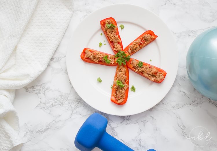 5 Quick and Easy Post-Workout Snacks | Tuna Pepper Boats #ownit