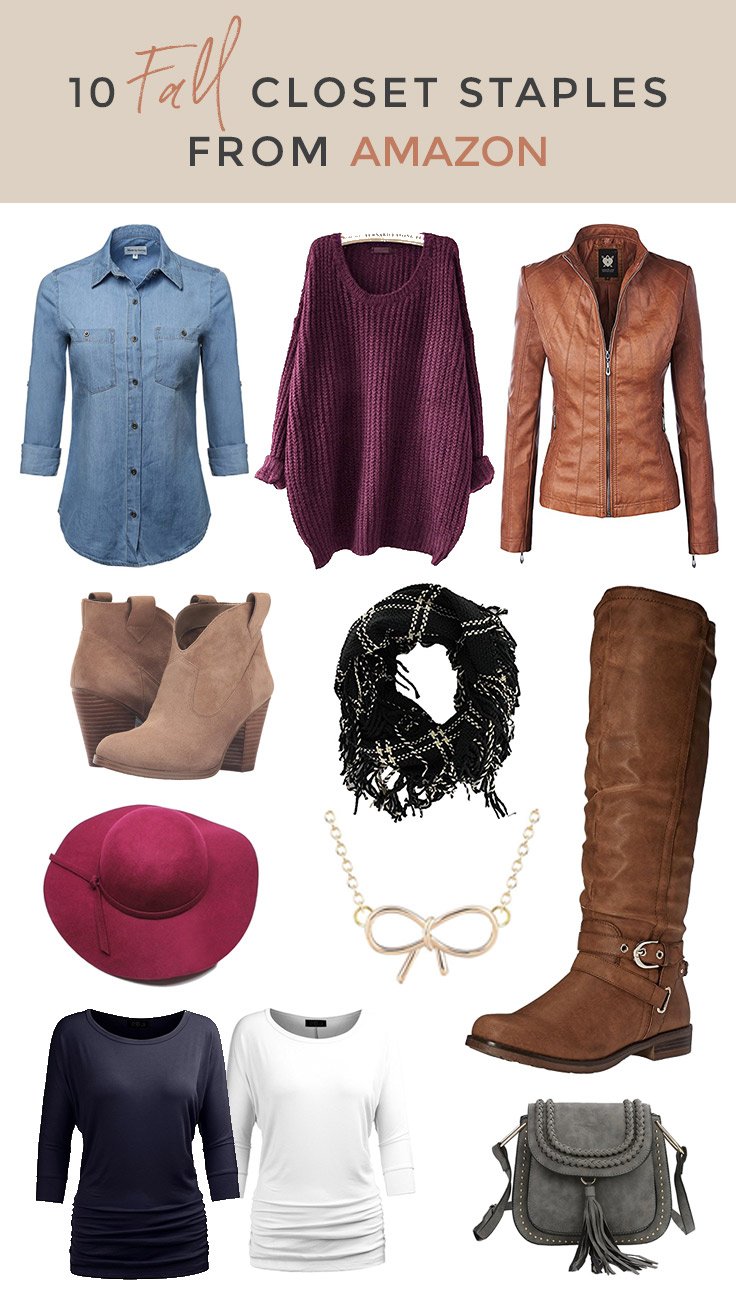 10 Fall Closet Staples from Amazon #fallfashion #affordablefashion