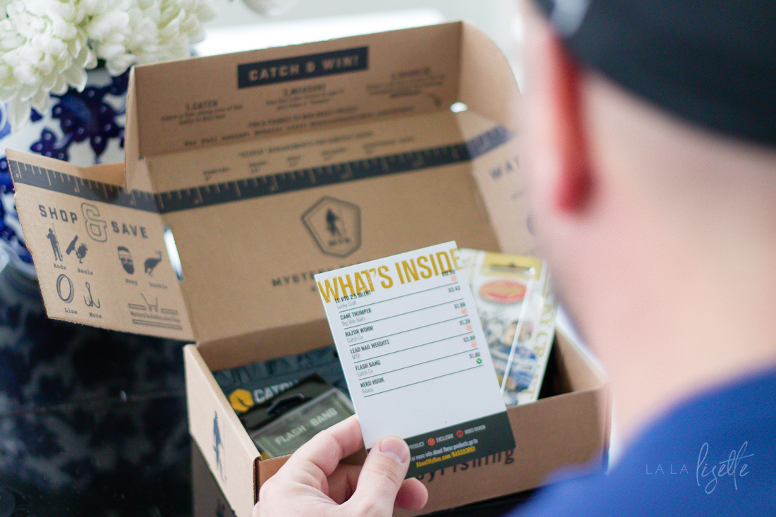 Gift Ideas for Men That Have Everything | La La Lisette - BabbleBoxx - Mystery Tackle Box