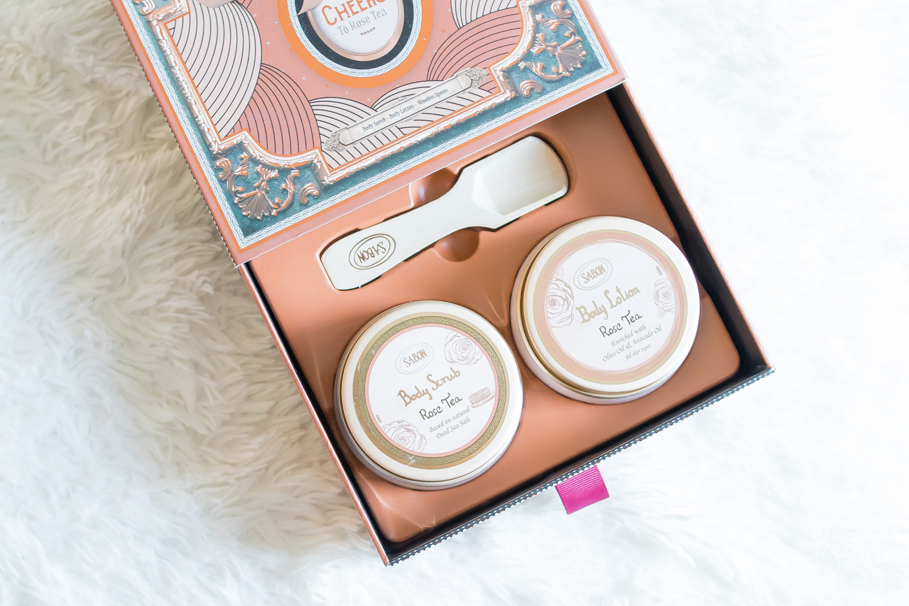 Unique Gifts for Her | La La Lisette - Are you still looking for unique gifts for her? These gifts are perfect for the person who has everything and are a little hard to shop for. Savon Rose Tea body scrub and lotion #ad #WishListBBxx