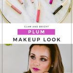 A glam plum makeup look with Beautycounter #saferbeauty #switchtosafer #cleanbeautyboss #cleanbeauty