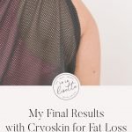 graphic with text: "I tried cryoskin for fat loss - lalalisette.com"