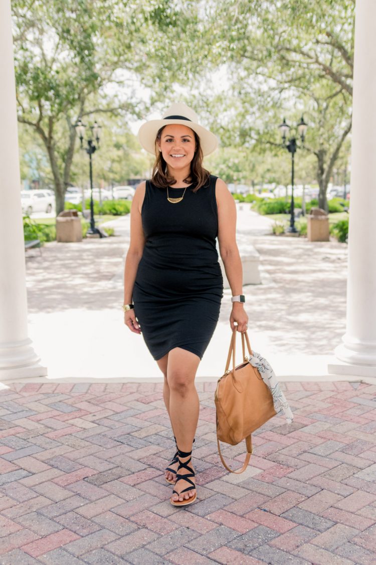 woman wearing ethical fashion